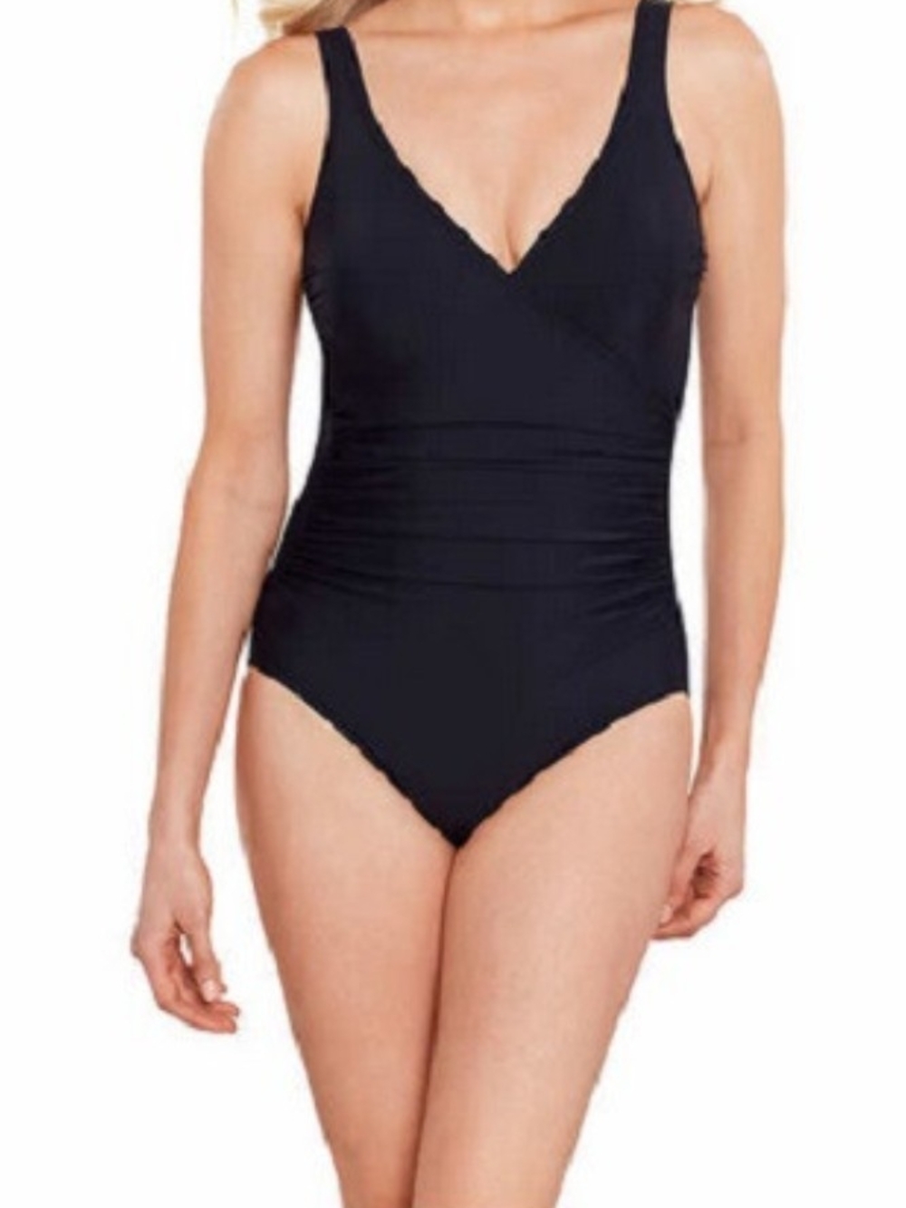 Miradonna Black One-Piece Swimwear Miraclesuit
